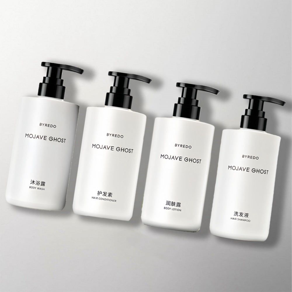 Conrad Hotel Shampoo &amp; Shower Gel &amp; Conditioner &amp; Body Lotion Bundle 450ML Each ?|?BYREDO MOJAVE GHOST