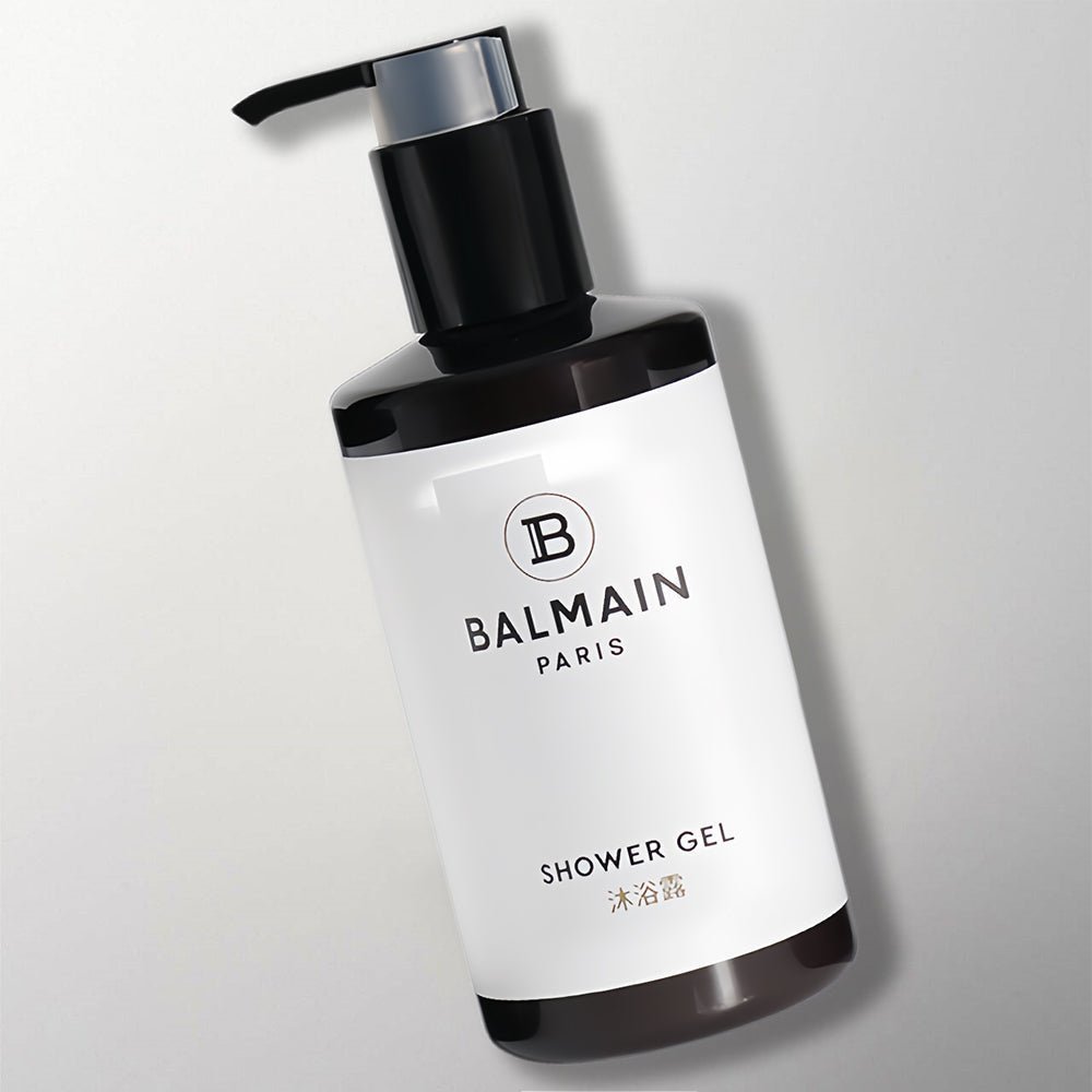 BALMAIN Shower Gel for Grand Hyatt Hotel toiletries.