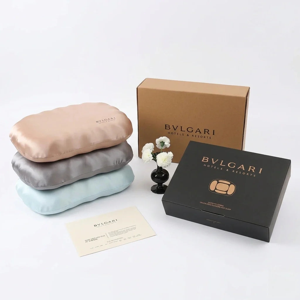 Luxury Hotel Bedding | Bvlgari Shell Pillow