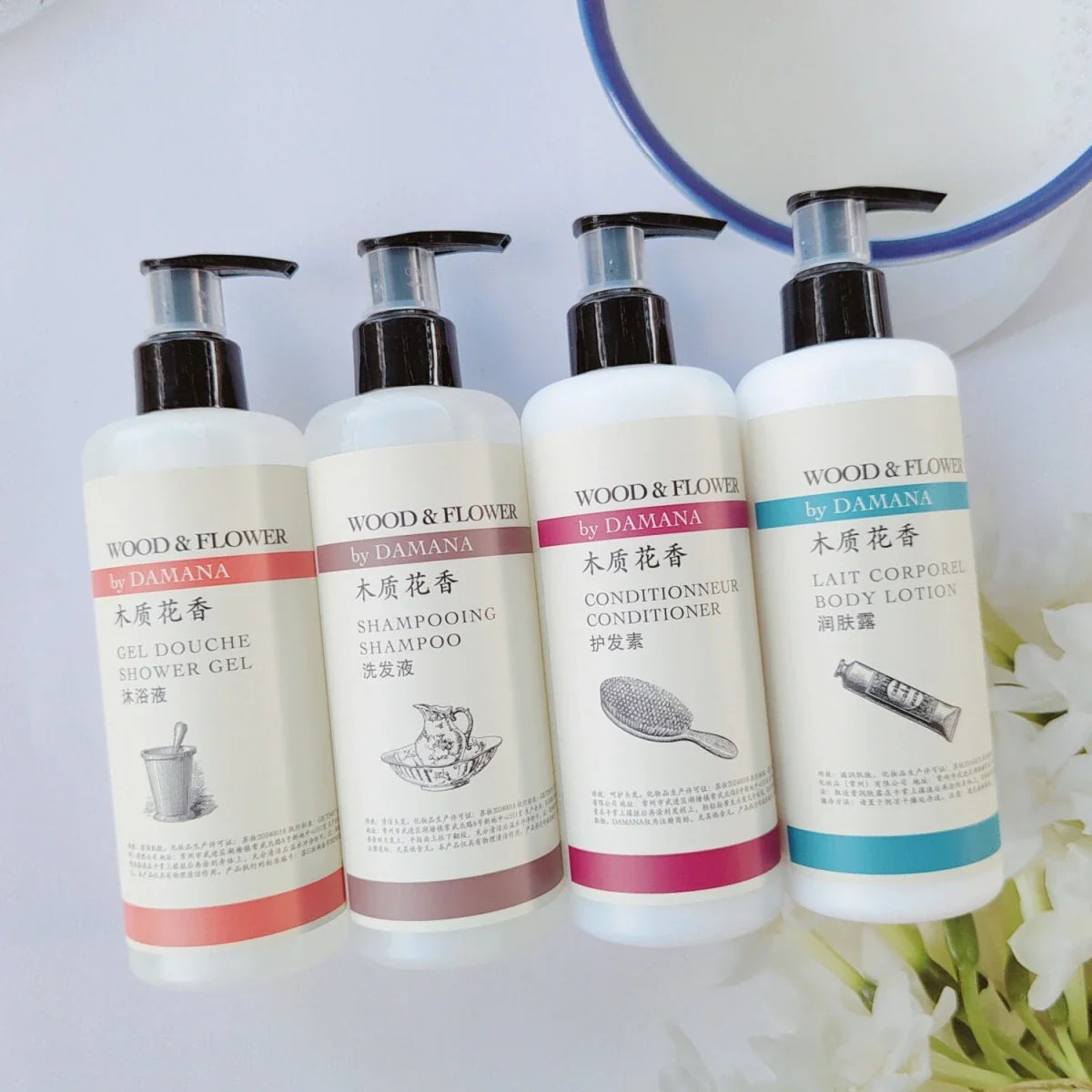 DAMANA Shampoo or Conditioner or Shower Gel or Body Lotion or Hand Wash 300ML