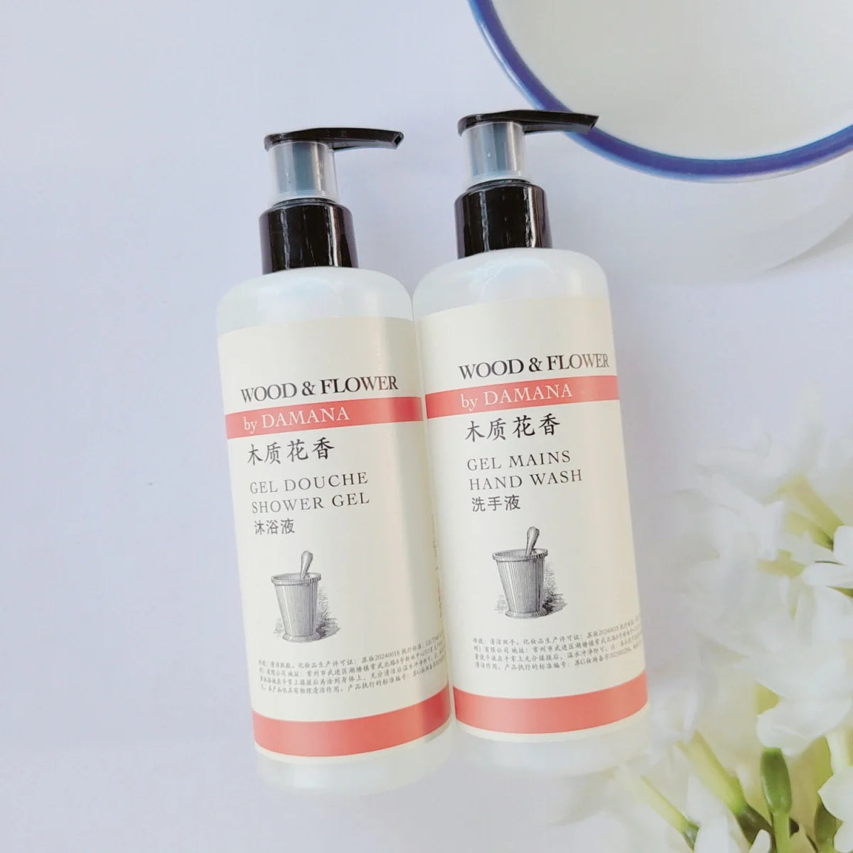 Empark Grand Hotel Shampoo or Conditioner or Shower Gel or Body Lotion or Hand Wash 300ML | DAMANA WOOD FLOWER