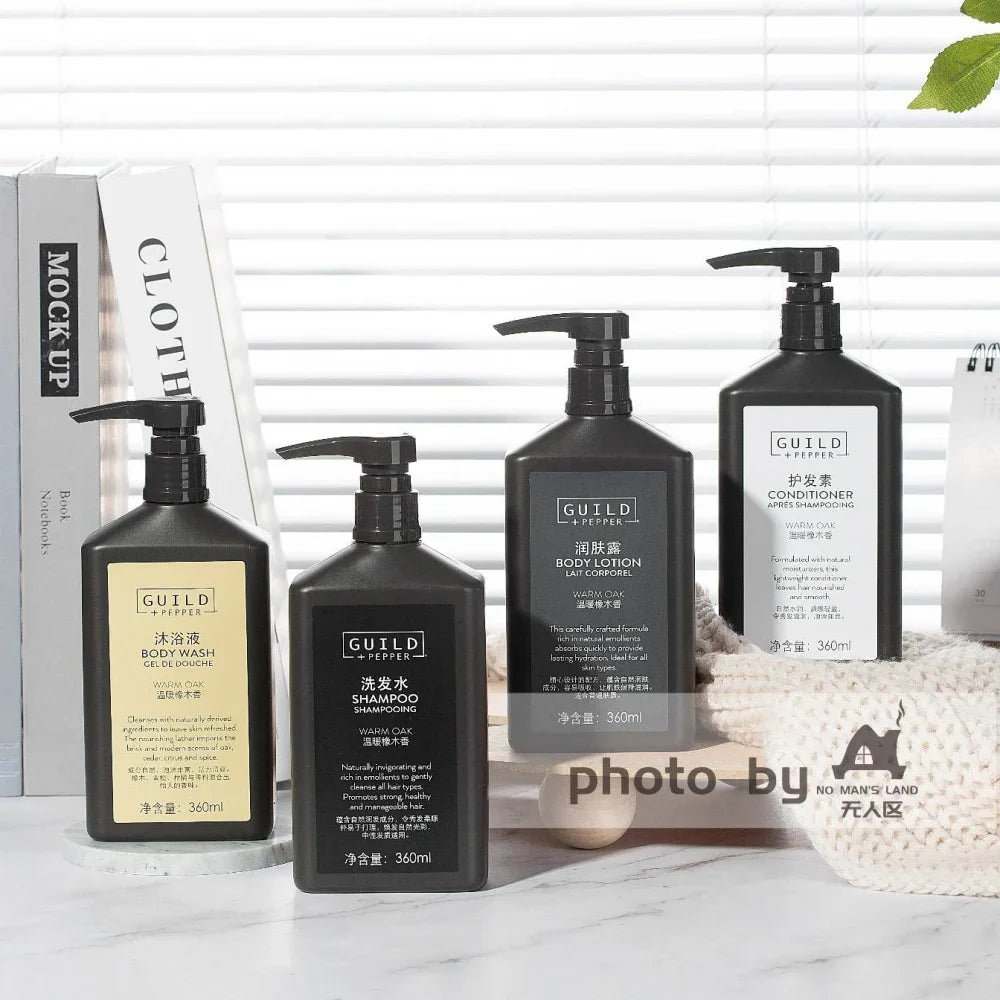 Sheraton Hotel Shampoo &amp; Conditioner &amp; Shower Gel &amp; Body Lotion 360ML | GUILD PEPPER